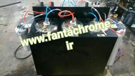دستگاه آبکاری فانتا کروم-مخمل پاش و هیدروگرافیک