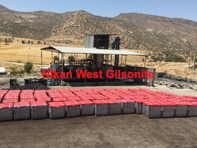 Production, packaging and selling gilsonite(natural bitumen)