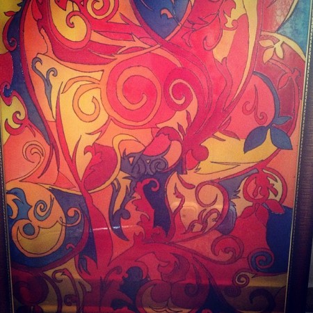 طراحی و نقاشی روی شیشه، ویترای