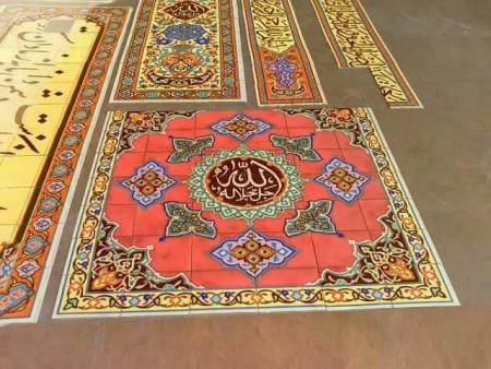 کاشی کاری سنتی, کاشی کاری معرق, کاشی کاری گلدسته