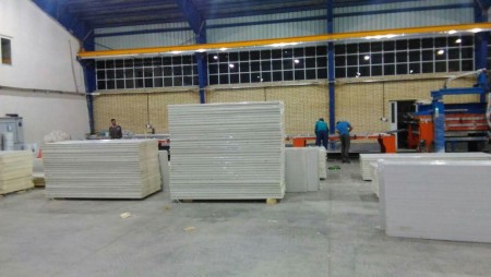 Produce sandwich panel roof and wall
