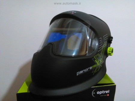 کلاه ماسک اتوماتیک جوشکاری مدل panoramaxx ساخت ٱپترل سوئیس