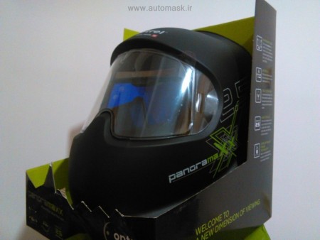 کلاه ماسک اتوماتیک جوشکاری مدل panoramaxx ساخت ٱپترل سوئیس