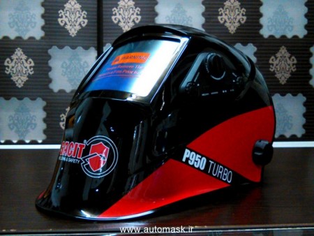 کلاه ماسک اتوماتیک جوشکاری مدل  P950 TURBO ساخت ترافیمت ایتالیا