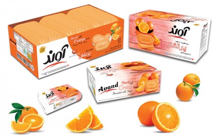 Fruit flavored biscuits