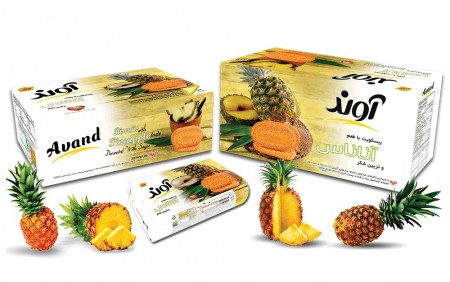 Fruit flavored biscuits