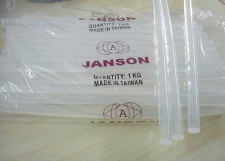 چسب حرارتی لوله ای قطر 7.4 جانسون تایوان شفاف