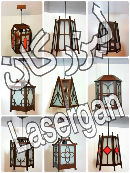 The production of chandeliers and lamps, MDF