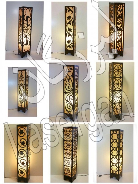 The production of chandeliers and lamps, MDF