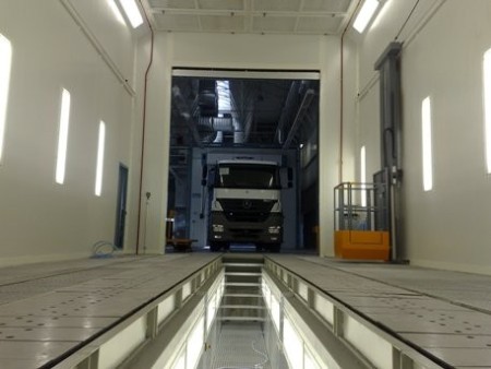 کابین رنگ تعمیرگاهی خودرو