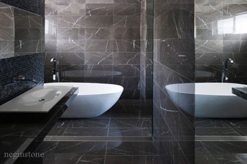 Marble stone black lashtr