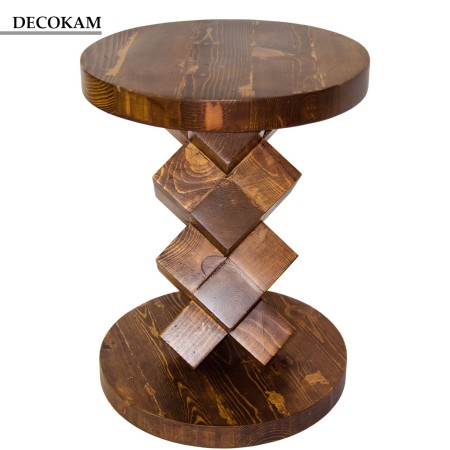 Desk honey wood finish دکوکام, the layout کیوب