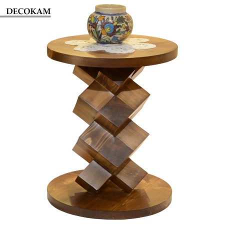 Desk honey wood finish دکوکام, the layout کیوب