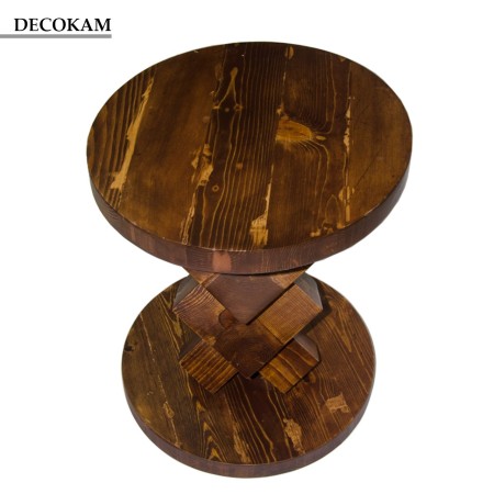 Desk honey wood finish دکوکام, the layout کیوب