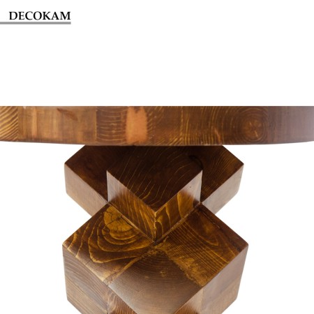 Desk honey wood finish دکوکام, the layout کیوب