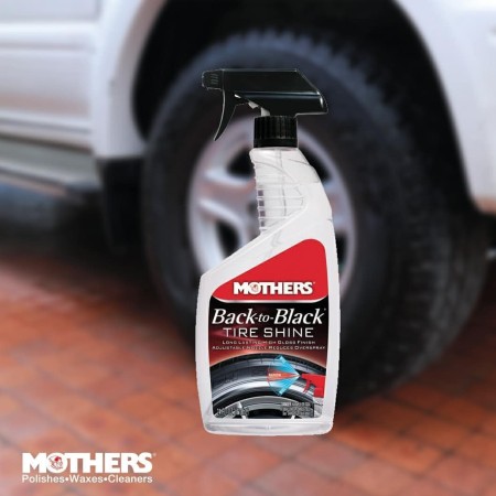 Spray waxes, rubber, مادرز model:Back-to-Black Tire Shine