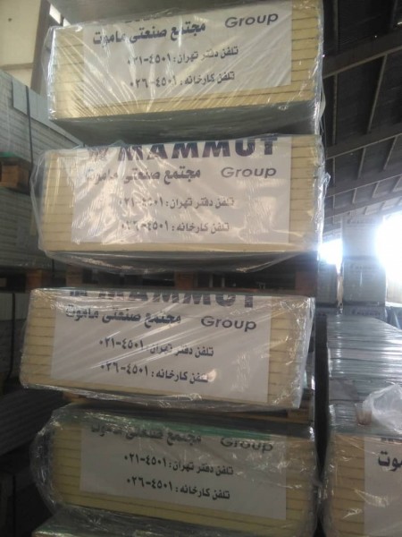 فروش ساندویچ پانل ماموت تحویل به روز