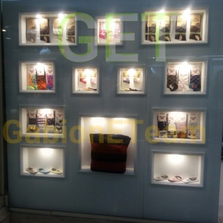 دکوراسیون داخلی ویترین فروشگاه مغازه سالن آرایشگاه