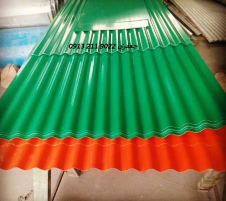 Galvanized sheets-colored tiles