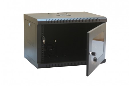 رک دیواری 7 یونیت و عمق 45 با درب جانبی به همراه متعلقات