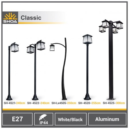 Lights garden set radius