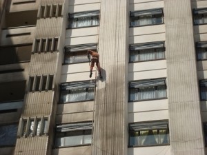 نماشویی ساختمان | ساب سنگ نما | شستشوی نمای ساختمان