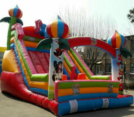 Structures, amusement parks and inflatable