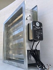 دمپر پارکینگ،دمپر دود و حرق،دمپر پره دوبل