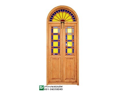 Sash window, tinted glass, wooden, traditional Chinese knot lattice