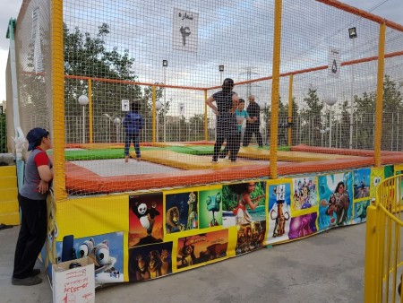 Special sale of amusement park trampoline
