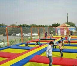 Special sale of amusement park trampoline