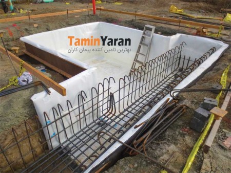 Geomembrane sheet for sealing the construction pit