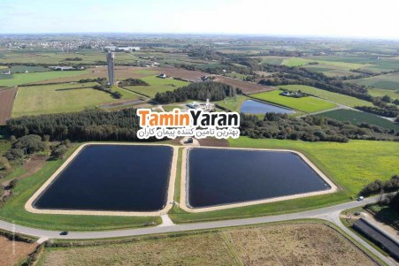 Agricultural pool geomembrane insulation