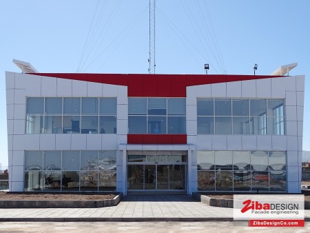 مجری نمای شیشه ای کرتن وال