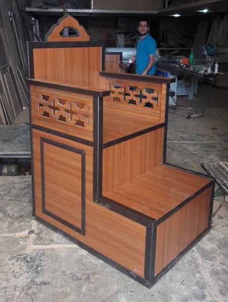 Price of wooden pulpit, mosque pulpit, all-beech pulpit