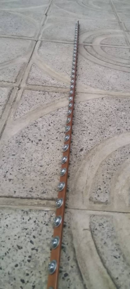 Copper ground and zero ingots in meters