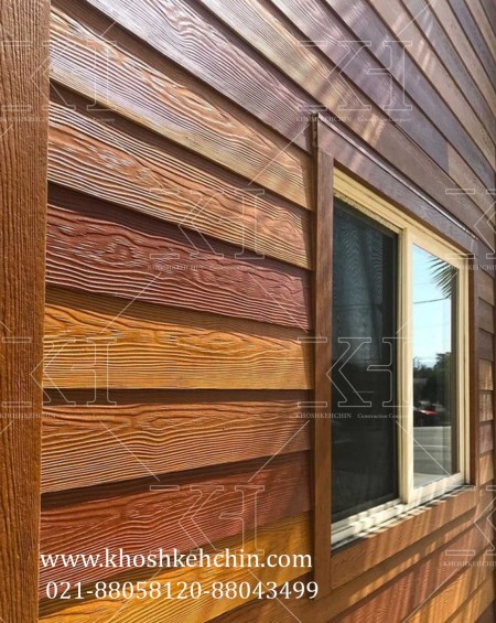 سمنت برد طرح چوب