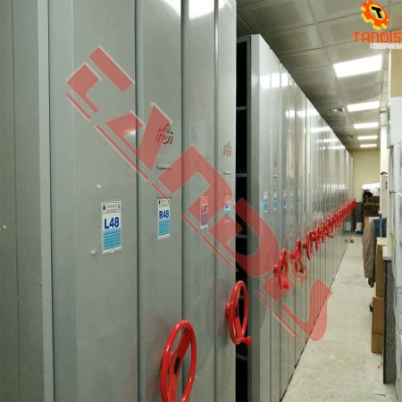 Relocation and installation of filing cabinet rail