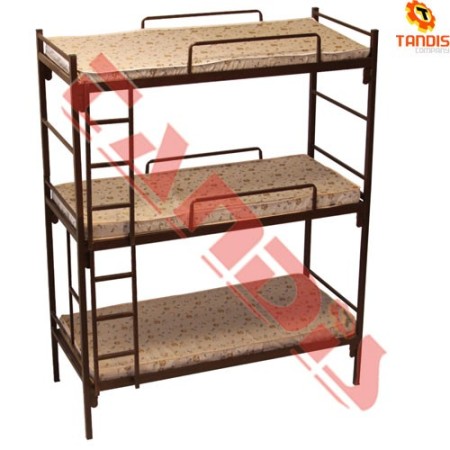 تخت خواب سه طبقه فلزی سربازی