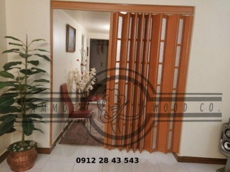 درب آکاردئونی چرمی