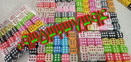 Wholesale production and sale of colored dice $ 0101 Production and sale of colored dice in differen ...