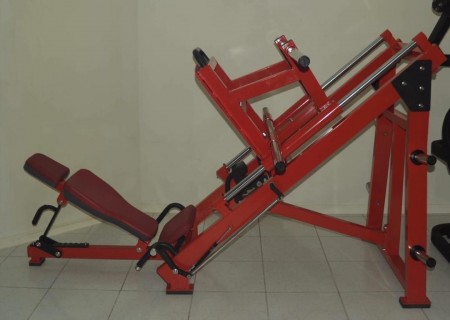 پرس پا و پرس سینه وزن آزاد