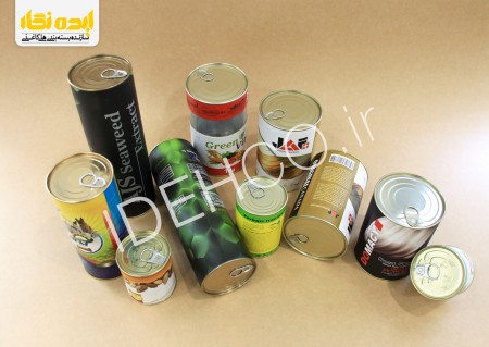 Cardboard cans (paper cans) of dried fruits
