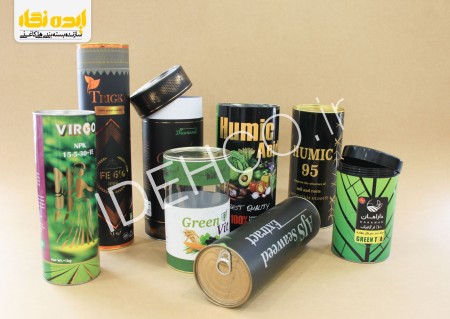 Cardboard cans (paper cans) of dried fruits