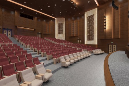 طراحی سالن همایش ، آمفی تئاتر ، کنفرانس و سینما الکتروویژن