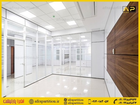 Single-walled frameless glass partition, single-walled and double-walled mdf partition, office parti ...