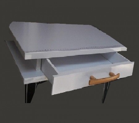 Pars folding sewing machine table