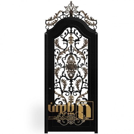 درب فلزی طرح لاله پایون