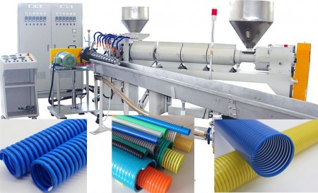 PVC spiral hose production line