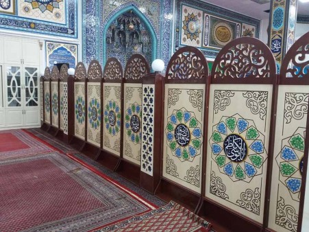Mosque partitions, types of prefabricated mosque partitions